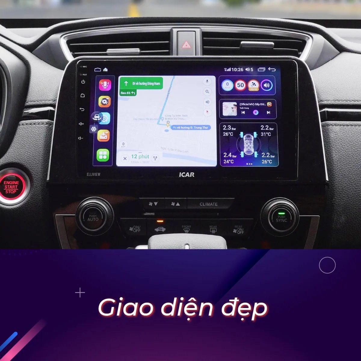 Màn hình Android liền cam 360 Elliview S5 Deluxe - ảnh 4