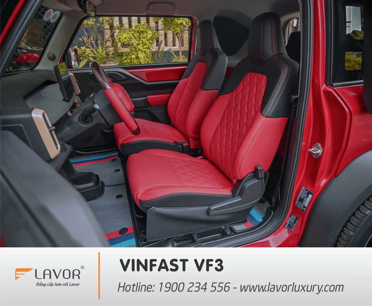 BỌC GHẾ DA VINFAST VF3 2024
