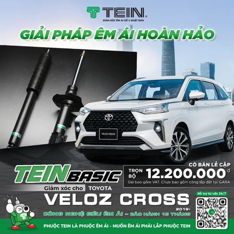 Phuộc Nhún TOYOTA VELOZ (2019+) TEIN BASIC - ảnh 2