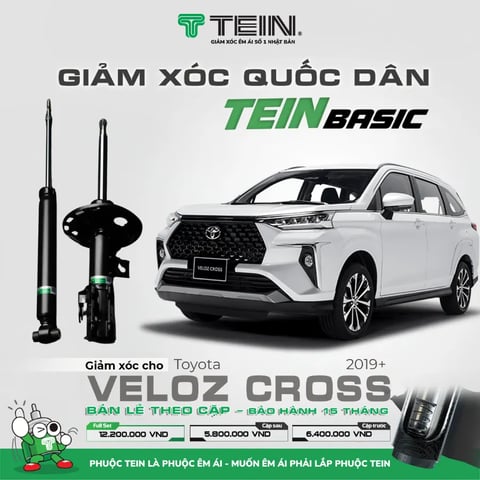 Phuộc Nhún TOYOTA VELOZ (2019+) TEIN BASIC - ảnh 5